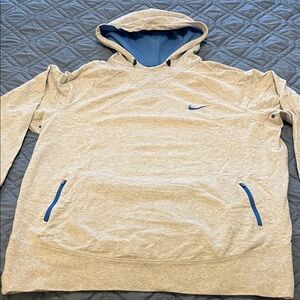 Nike Women’s Gray Hoodie with Blue Accents